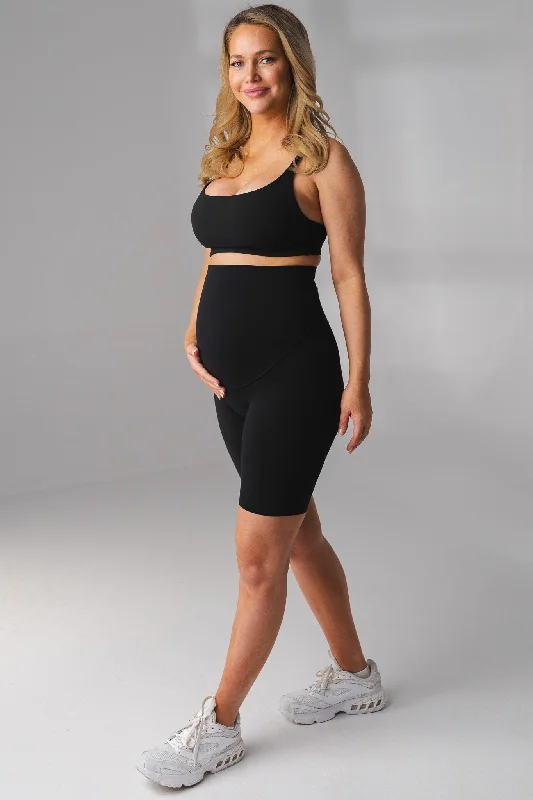 Cloud II™ Maternity Biker Short - Midnight