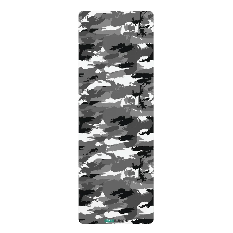 GearBunch Black & White Camo Yoga Mat