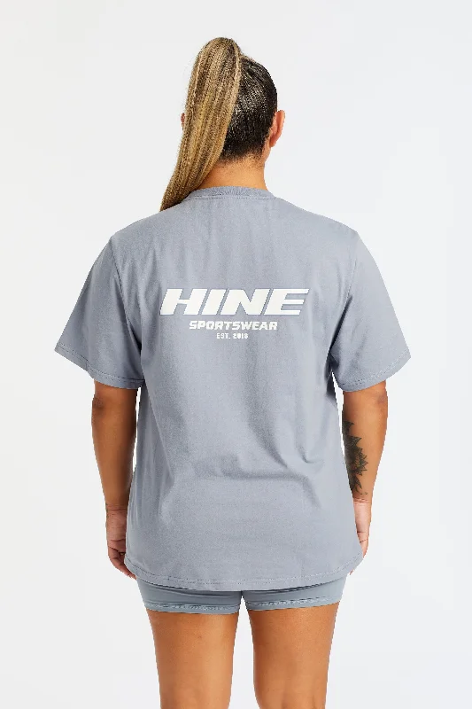 HINE TEE DUSTY BLUE