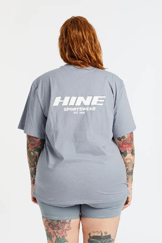 HINE TEE DUSTY BLUE