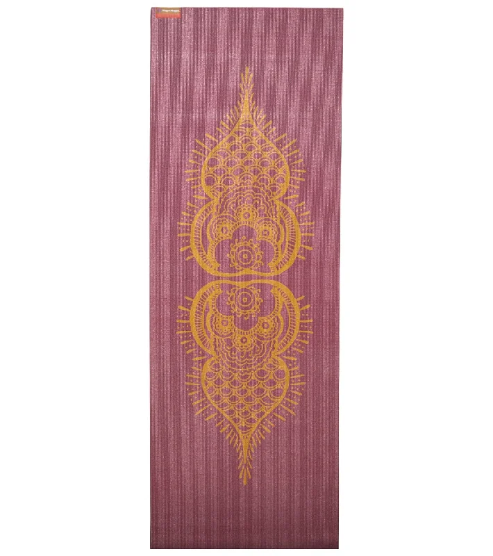 Hugger Mugger Gallery Collection Ultra Yoga Mat 68"" 6mm Curry Henna