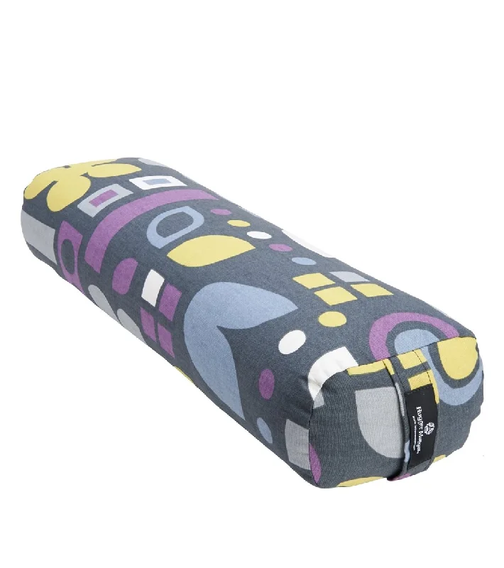 Hugger Mugger Junior Printed Yoga Bolster Graphic Graphite