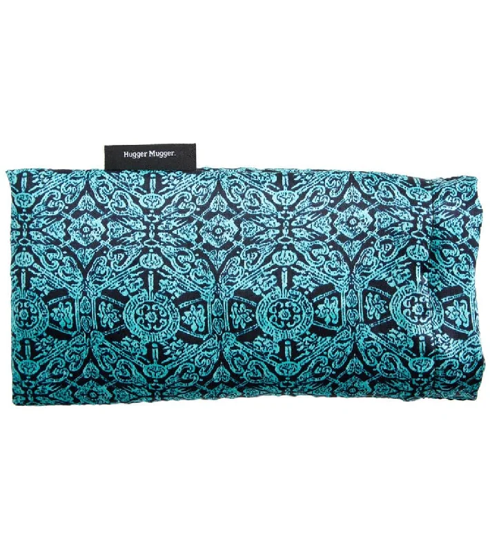 Hugger Mugger Silk Yoga Eye Pillow - Beads Boho Teal