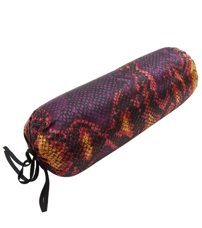 Hugger Mugger Silk Yoga Neck Pillow Vibrant Viper