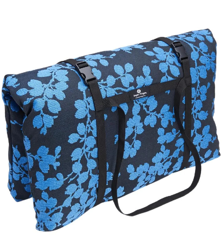 Hugger Mugger Zabuton Printed Yoga Mediation Cushion Midnight Vine