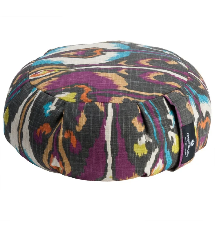 Hugger Mugger Zafu Printed Yoga Meditation Cushion Bohemian Ikat