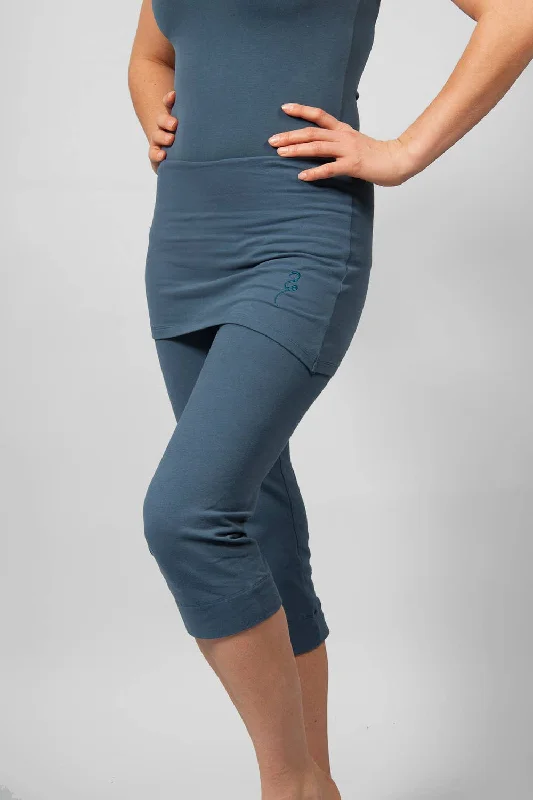 Inderjit yoga pants 3/4 - Indigo