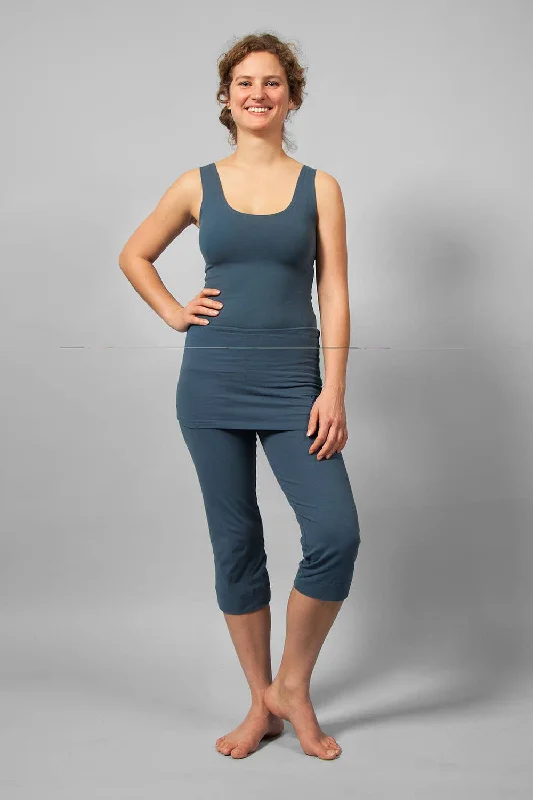 Inderjit yoga pants 3/4 - Indigo