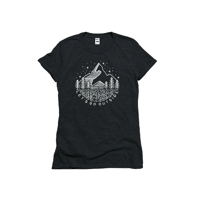 Lets Go Outside Ladies Eco-Triblend Tee