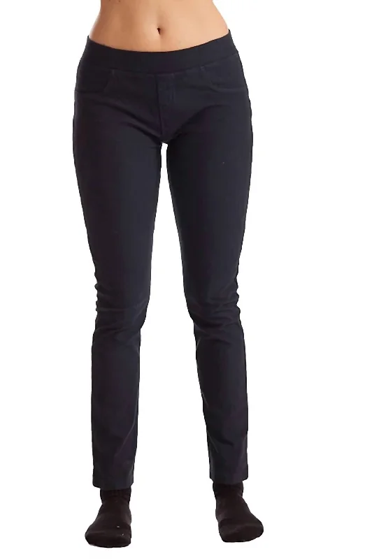 Mid Rise Jegging In Charcoal