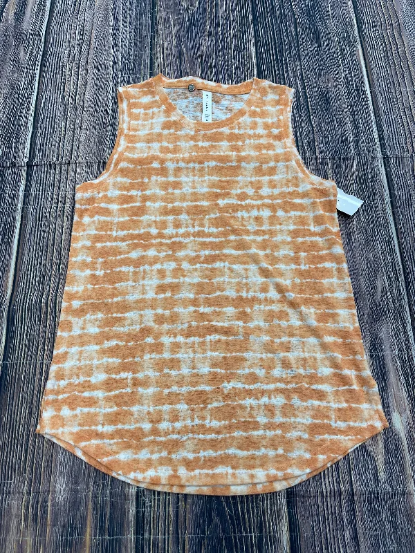 Orange Athletic Tank Top Athleta, Size S