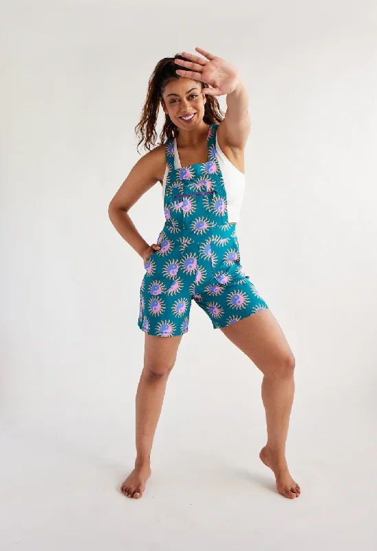 Overall Romper - Tropical Yin Yang