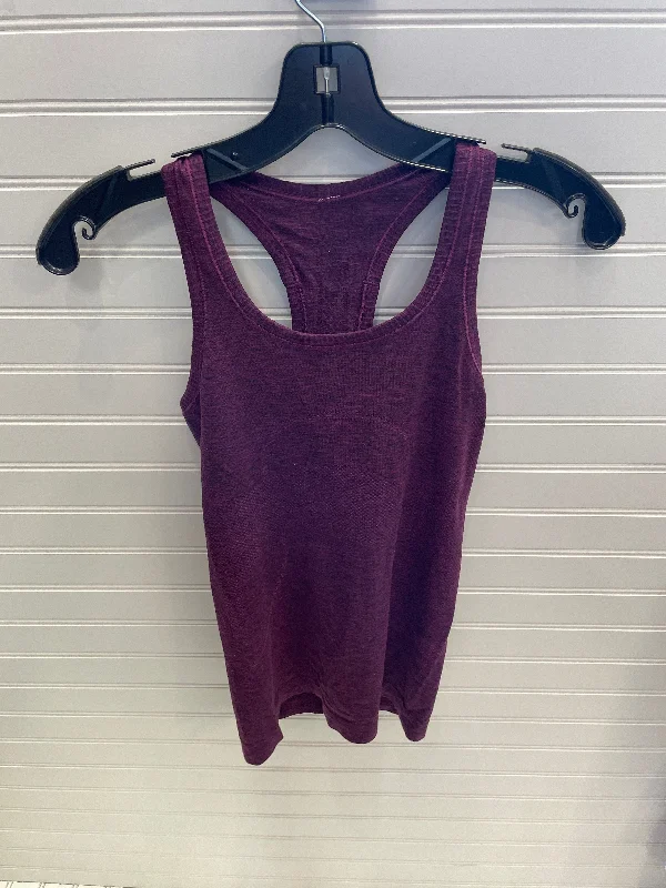 Purple Athletic Tank Top Lululemon, Size 2