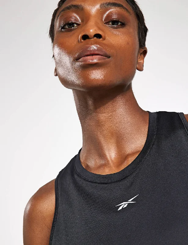 Running Speedwick Tank Top - Night Black