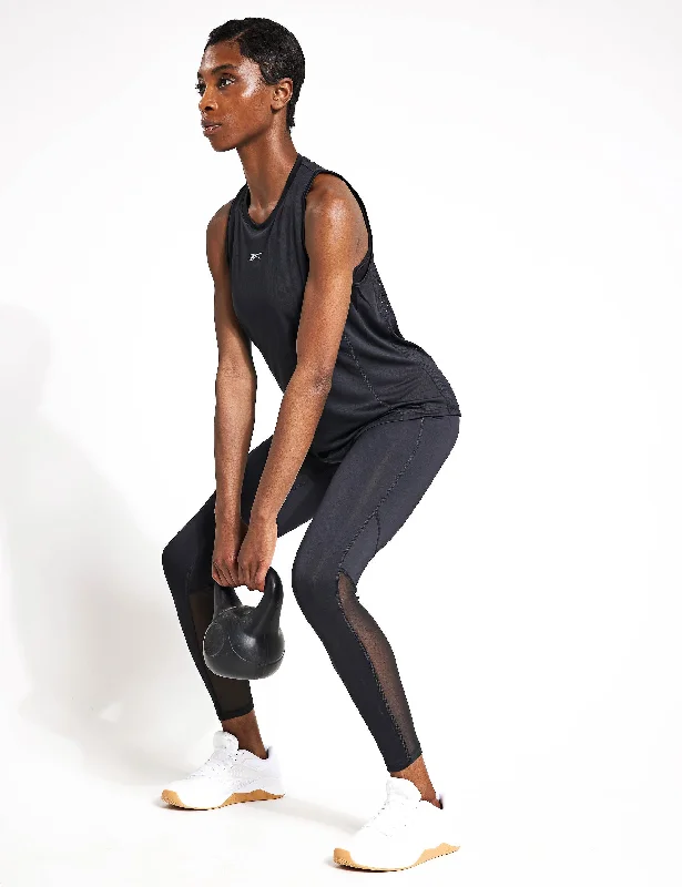 Running Speedwick Tank Top - Night Black