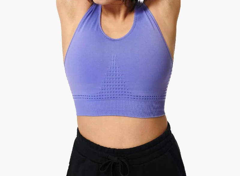 Stamina Sports Bra In Cornflower Blue