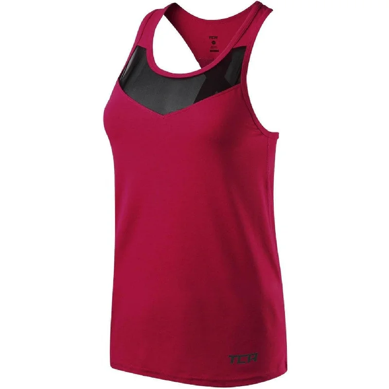 TCA MeshLuxe Womens Running Vest - Pink