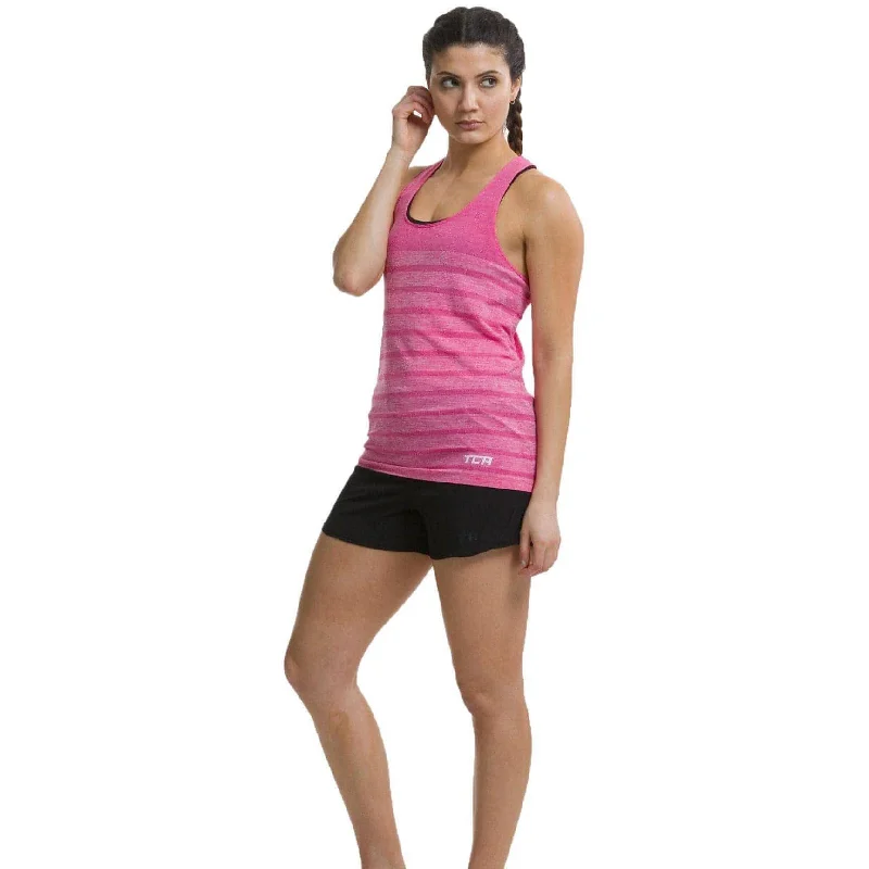 TCA QuickDry SuperKnit Womens Running Vest Tank Top - Pink