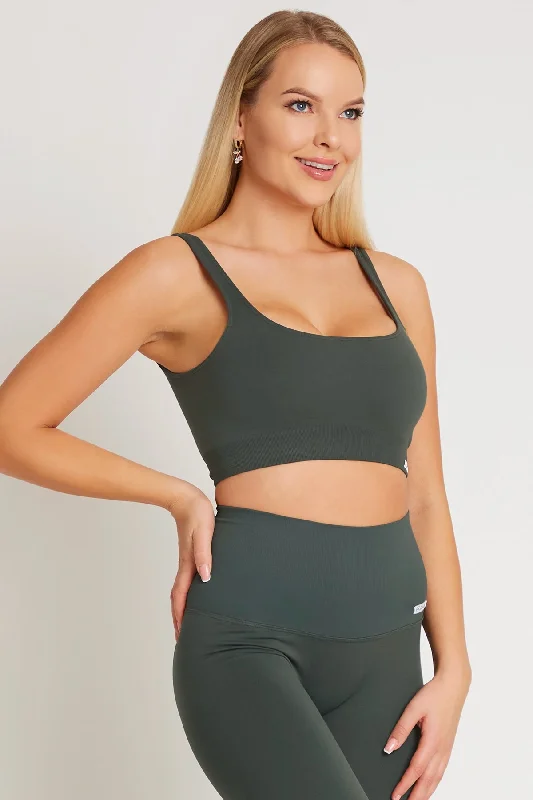 Top Gym Fashion Coal Green