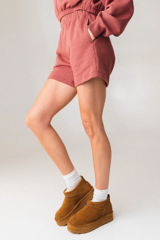 Vitality Uni Cozy Short - Rosewood