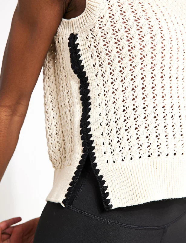 Delaney Knit Vest - Birch