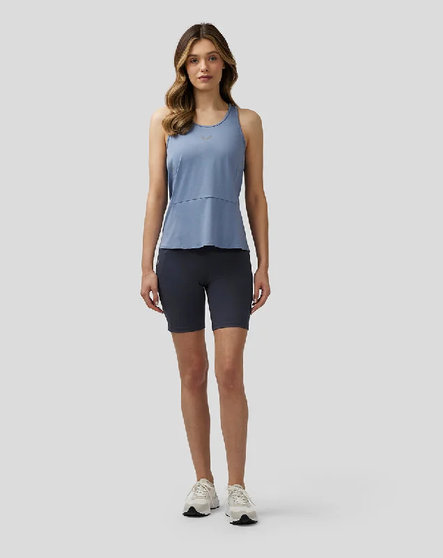 Women’s Apex Lightweight Panelled Tank Top - Blue