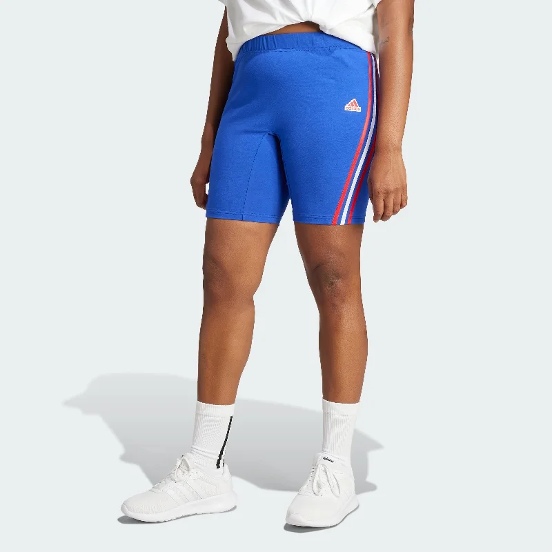 Women's adidas Future Icons 3-Stripes Biker Shorts (Plus Size)