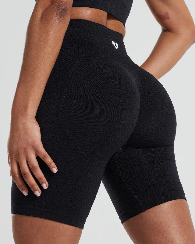 Define Scrunch Seamless Cycling Shorts | Black