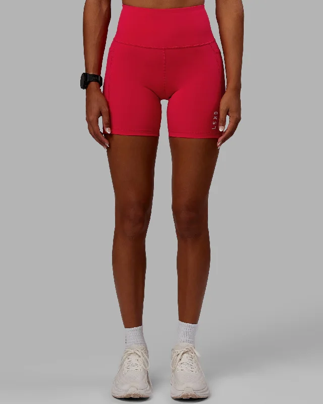 Flux Mid-Length Shorts - Scarlet