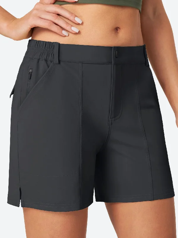 IUGA 5"" Quick Dry UPF 50+ Hiking Golf Shorts With Pockets