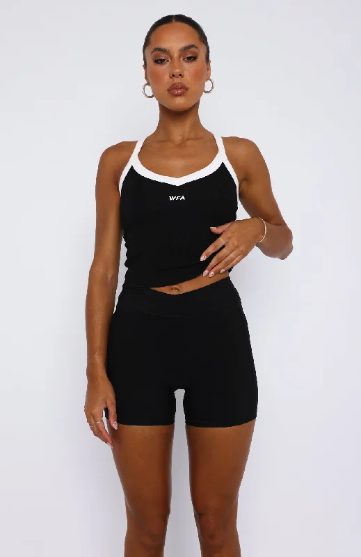 Performance Sports Tank Black/White