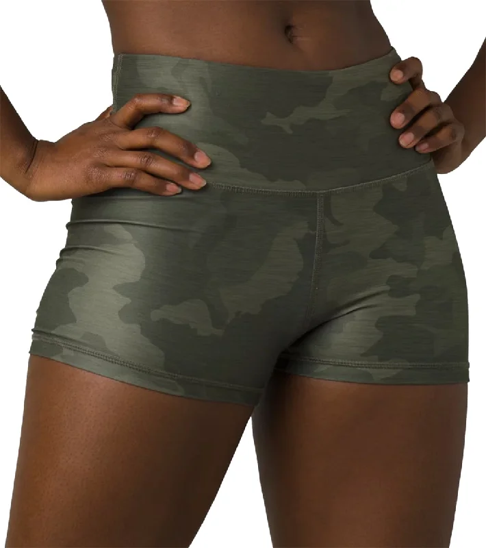 prAna Layna Yoga Shorts Sage Camo