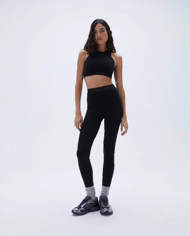 Ultimate Branded Pocket Leggings - Black