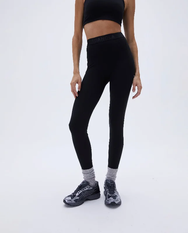 Ultimate Branded Pocket Leggings - Black