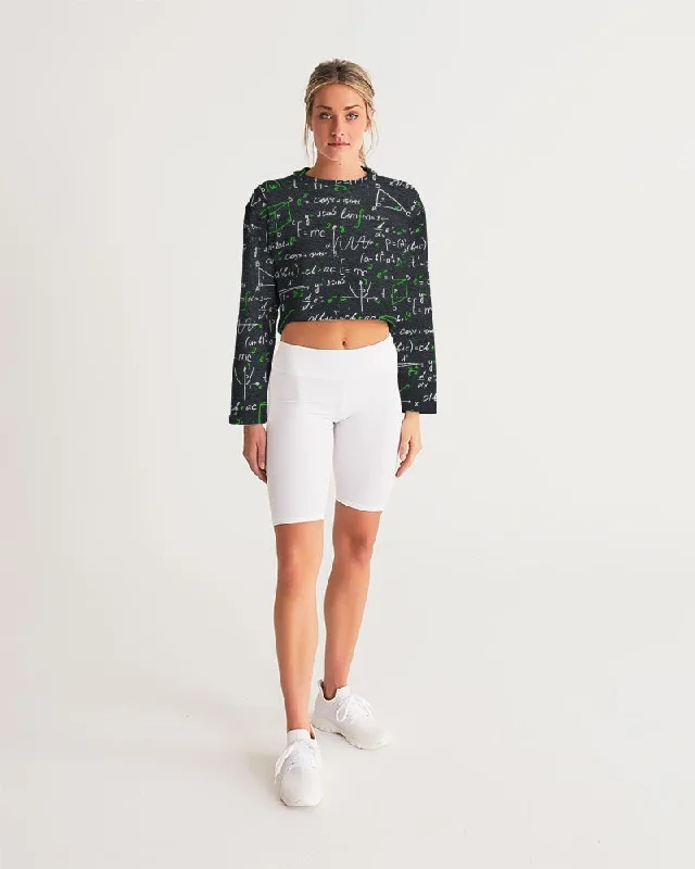 AKH Equations Women's Cropped Sweatshirt