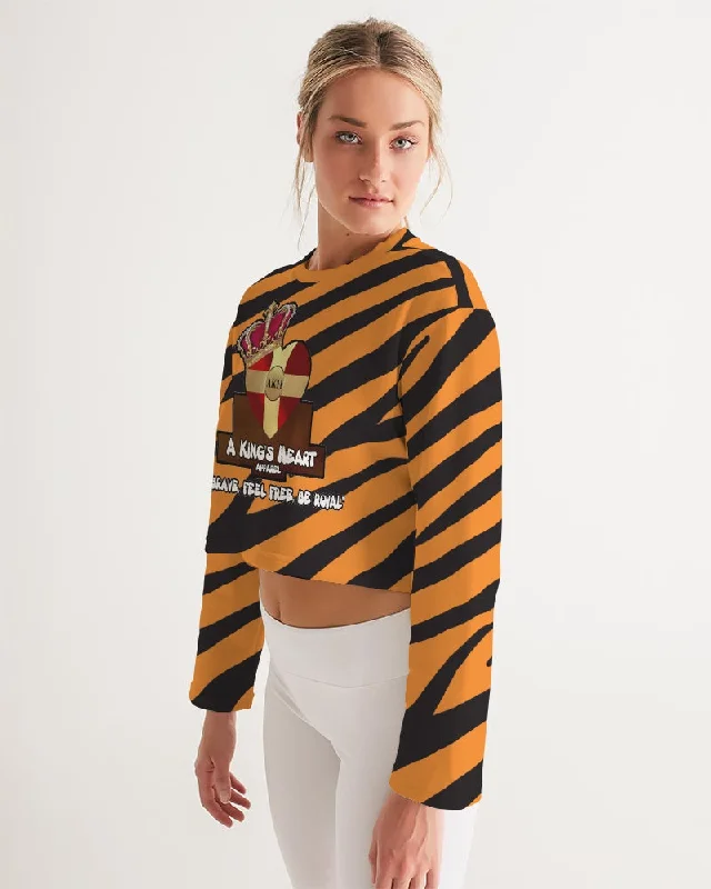 AKH Tiger Women's Cropped Sweatshirt