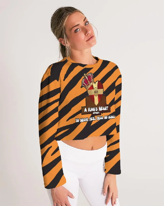 AKH Tiger Women's Cropped Sweatshirt