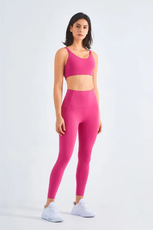 Backless Sports Bra & Gym Leggings Activewear Set