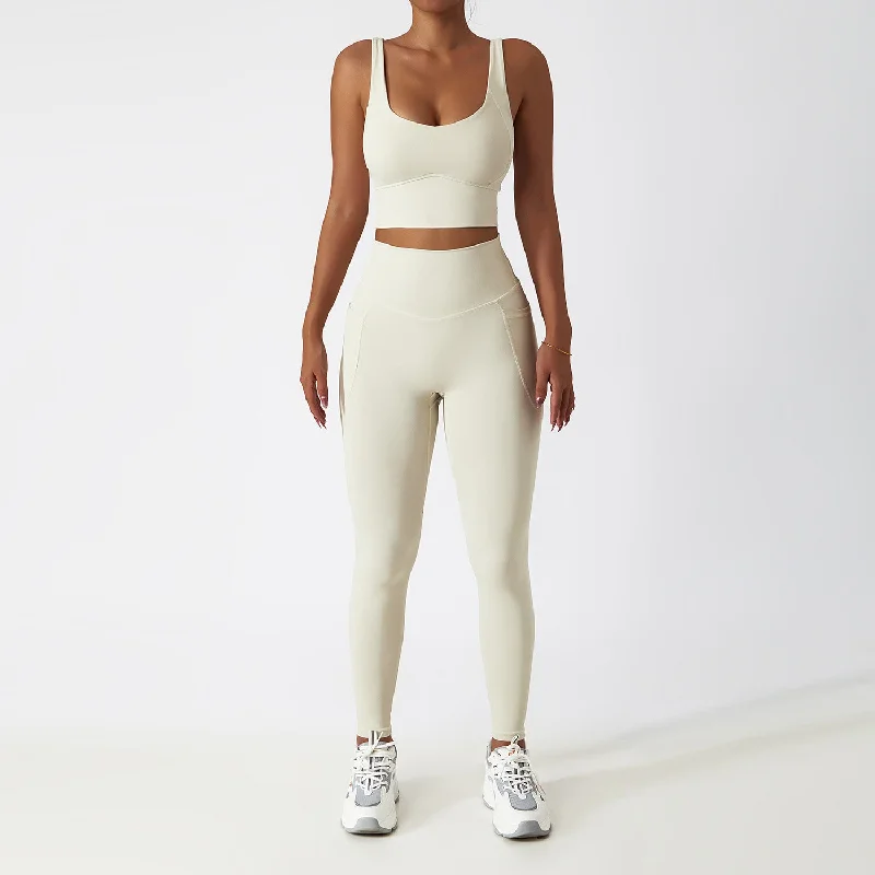 Breathable cloud-sensing long workout Sets