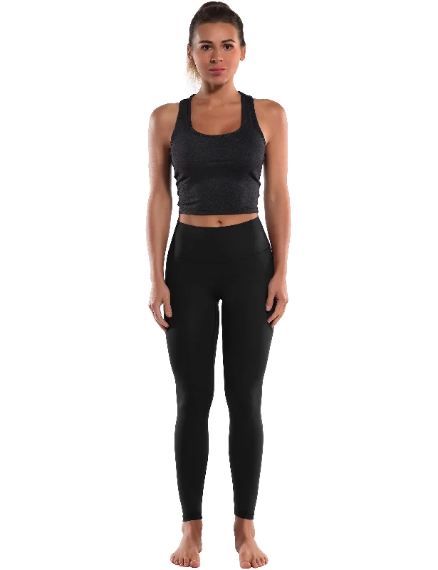 Crotch Seamless Yoga Pants black