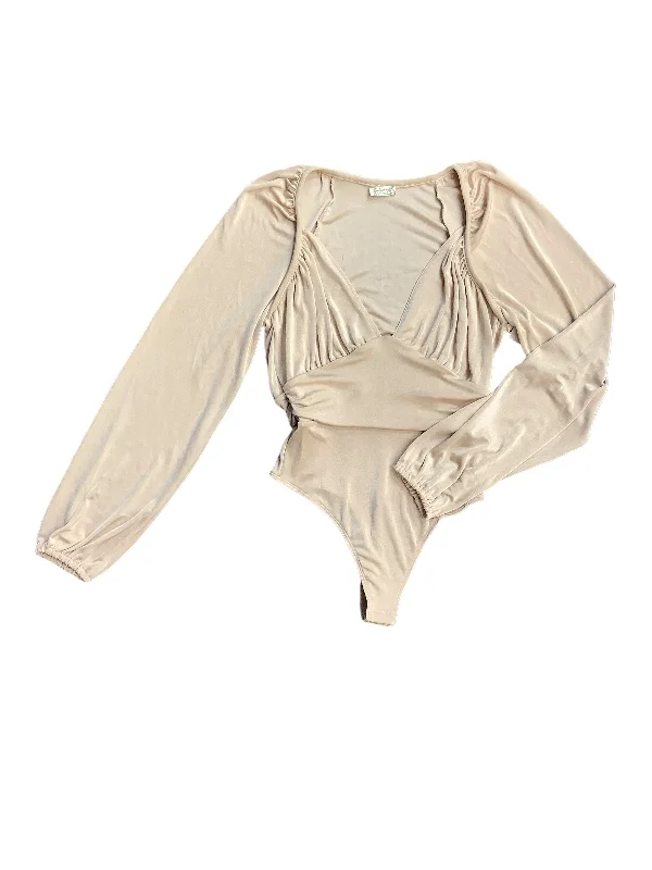 Cream Bodysuit Free People, Size M