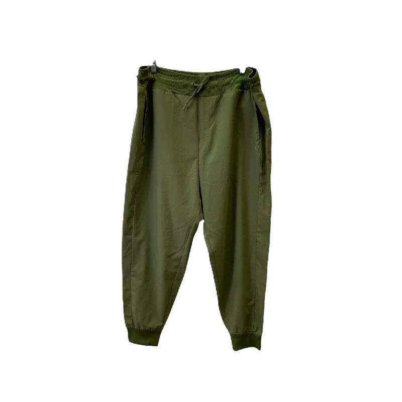 Green Athletic Capris, Size: Xxl