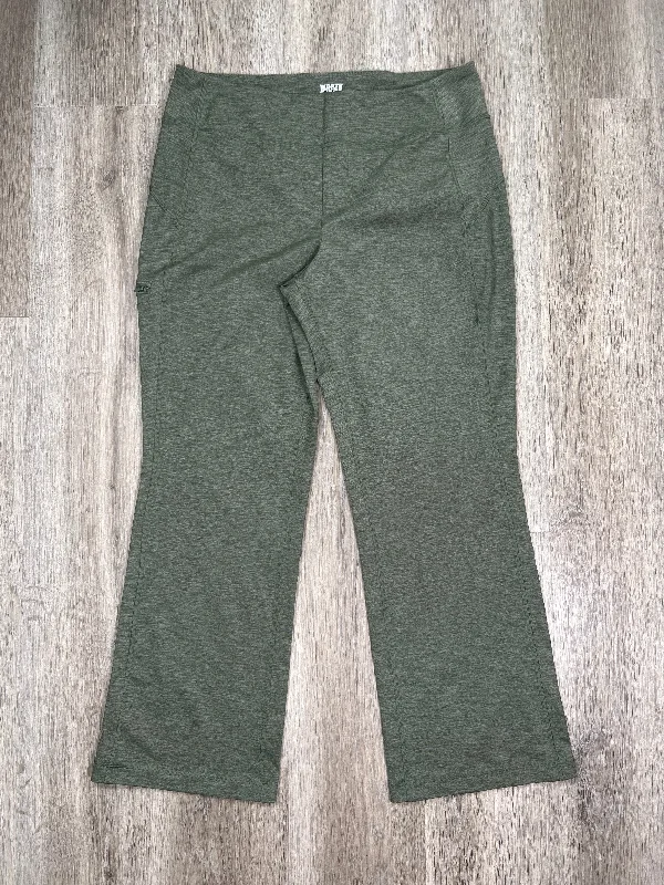 Green Athletic Pants Duluth Trading, Size L