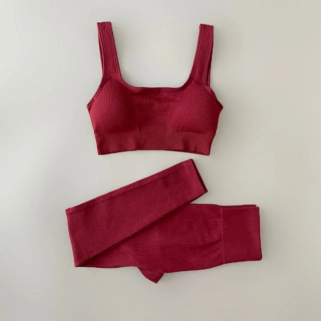 High Waist Yoga Clothing Set