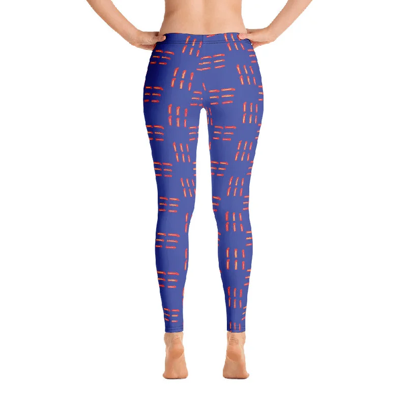 Indians #blue - Leggings