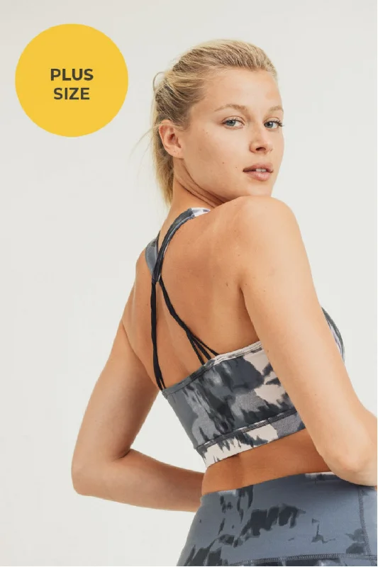 Mono B Aspen Print Bra Top AT2946 and Plus