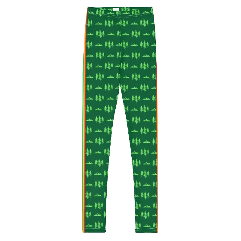 Mountains and Pines Girls Leggings