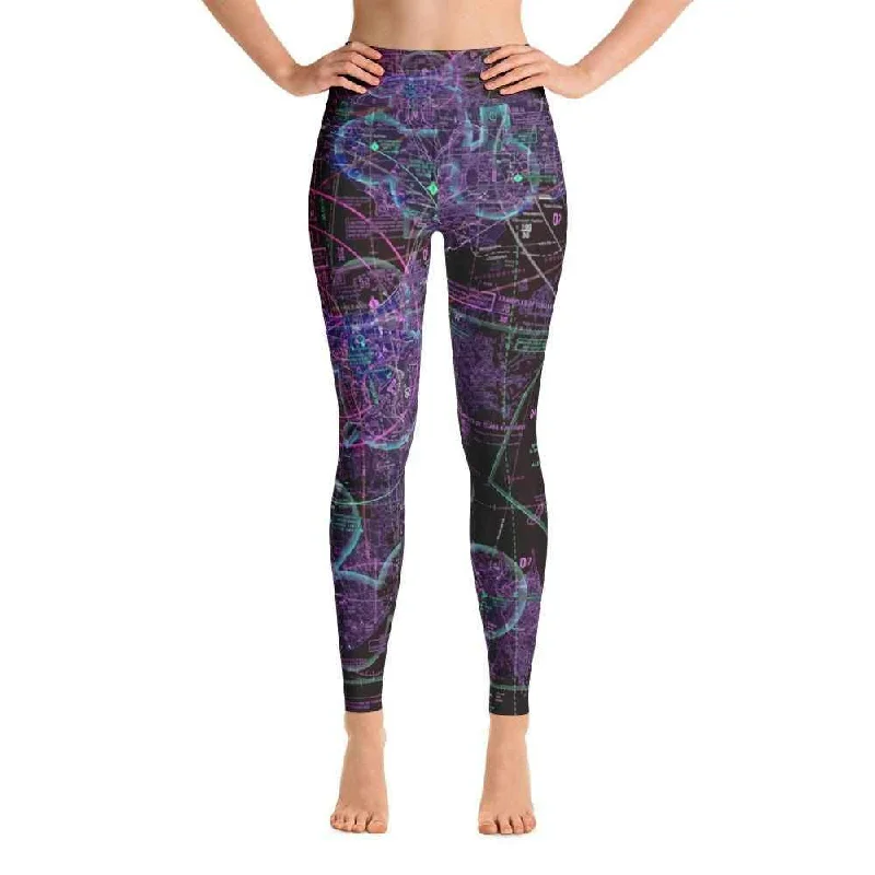 New Orleans Sectional Yoga Leggings (Inverted)