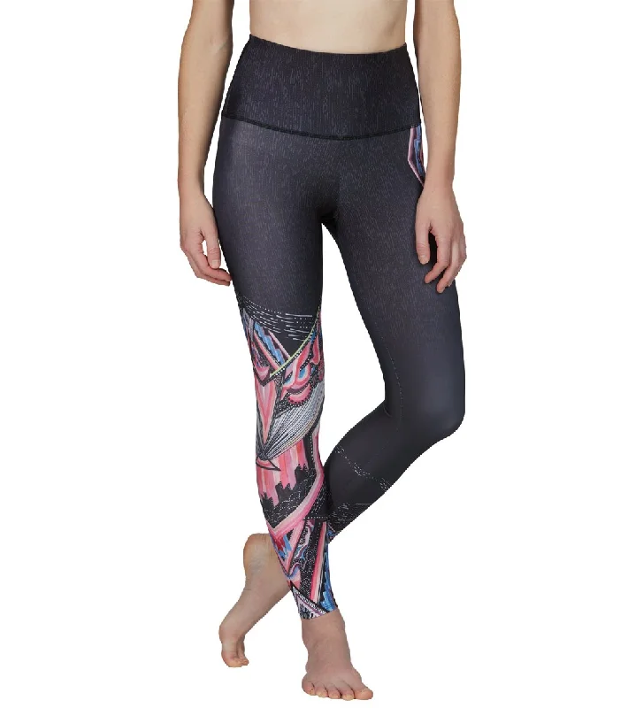 Onzie Graphic High Waisted 7/8 Yoga Leggings Third Eye