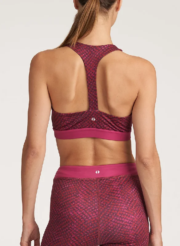 Print T-Back Bra - FINAL SALE